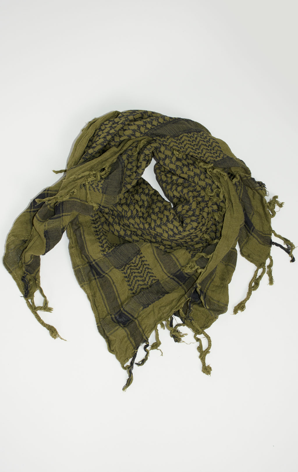 Платок шейный Арафатка olive/black б/у 