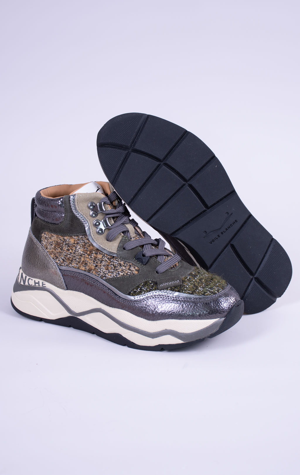 Женские ботинки VOILE BLANCHE CLUB ASPEN FW 26/27 anthracite/stone/military green 2020100 