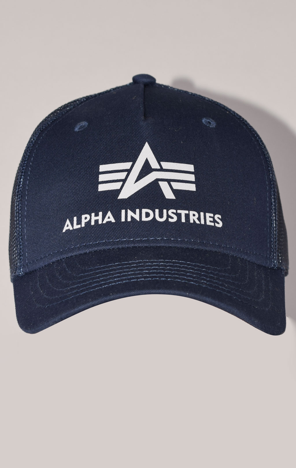 Бейсболка ALPHA INDUSTRIES BASIC TRUCKER CAP rep. blue 