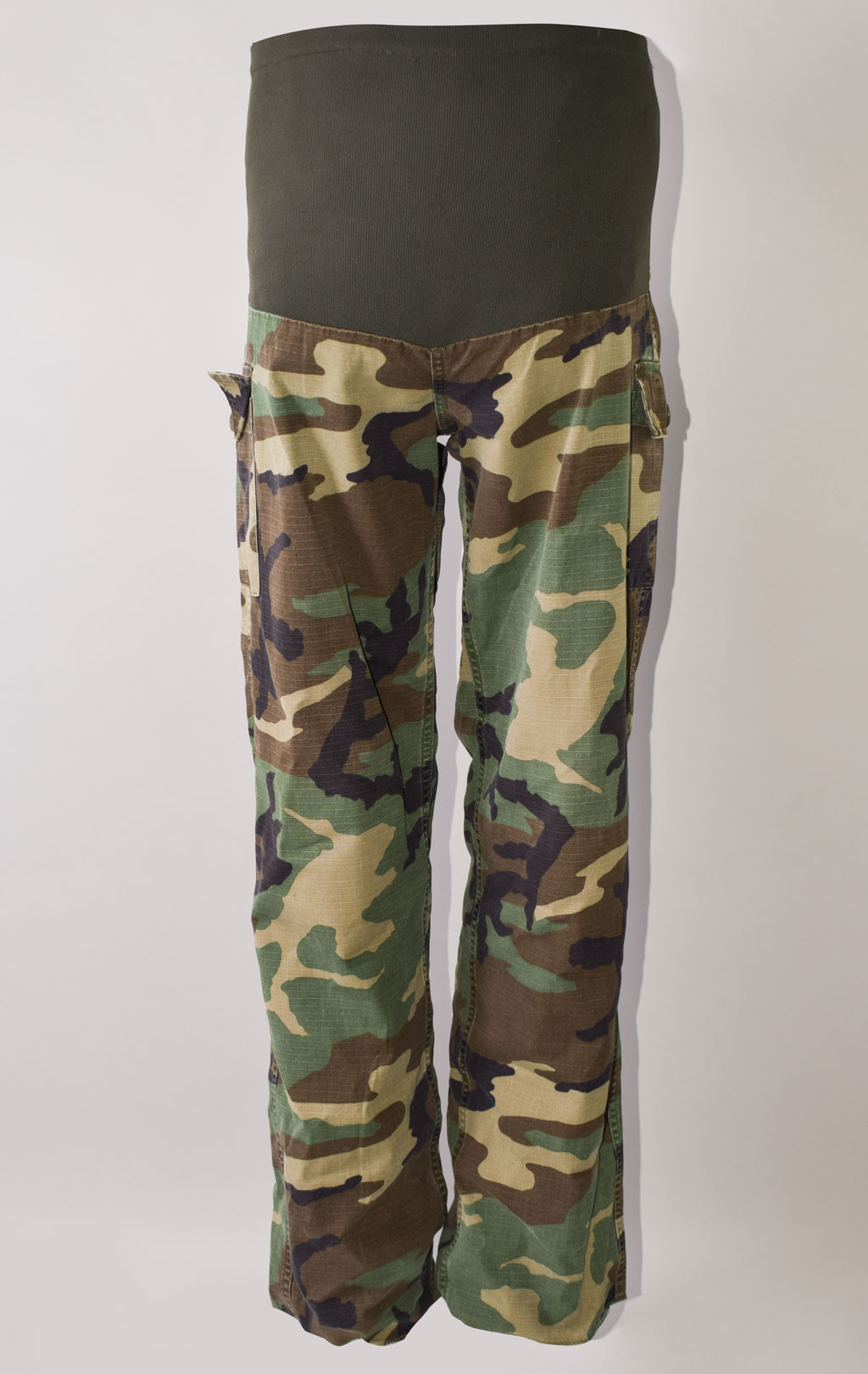 Женские брюки армейские для беременных camo woodland б/у США