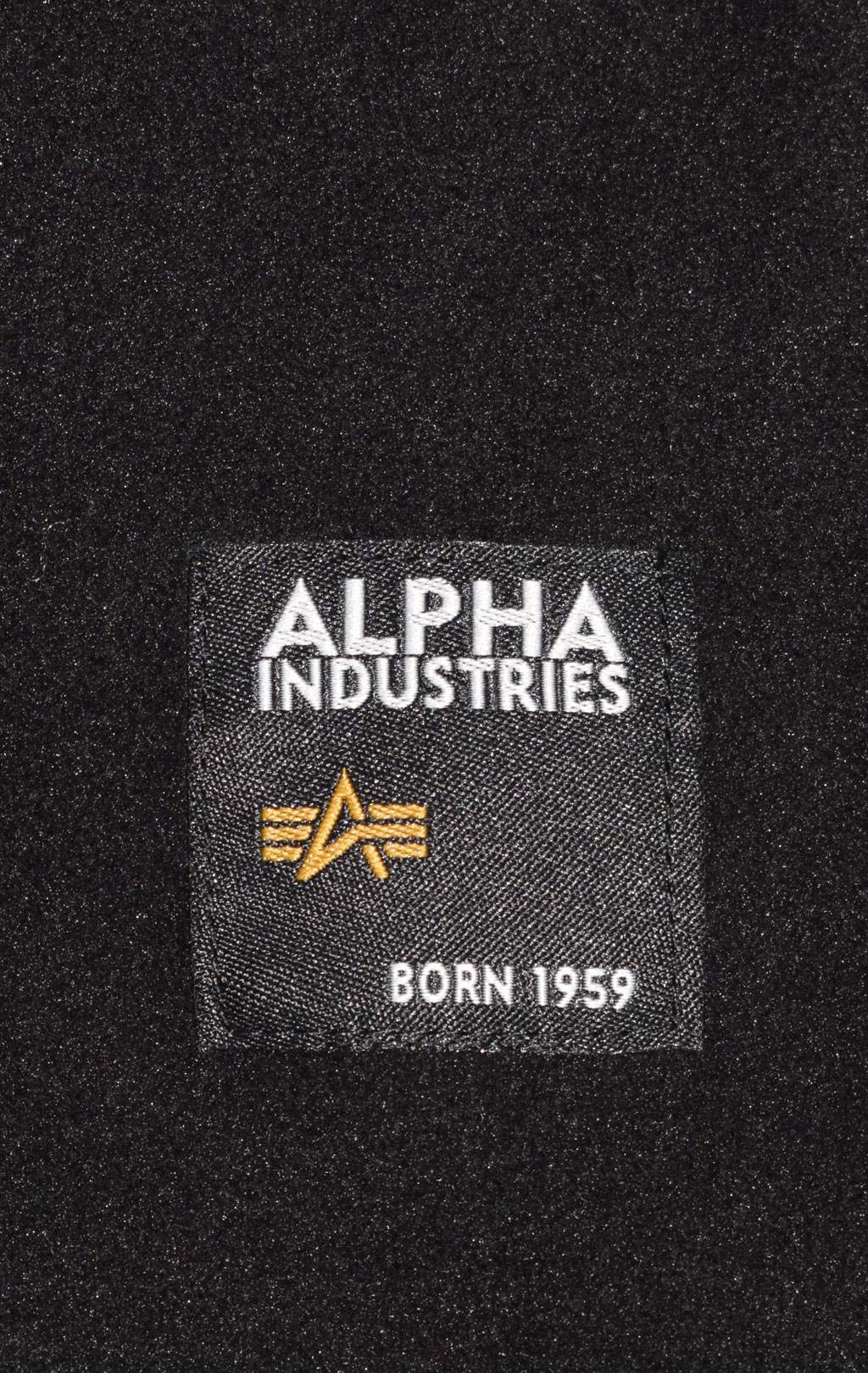 Шарф ALPHA INDUSTRIES LABEL FLEECE SCARF black 