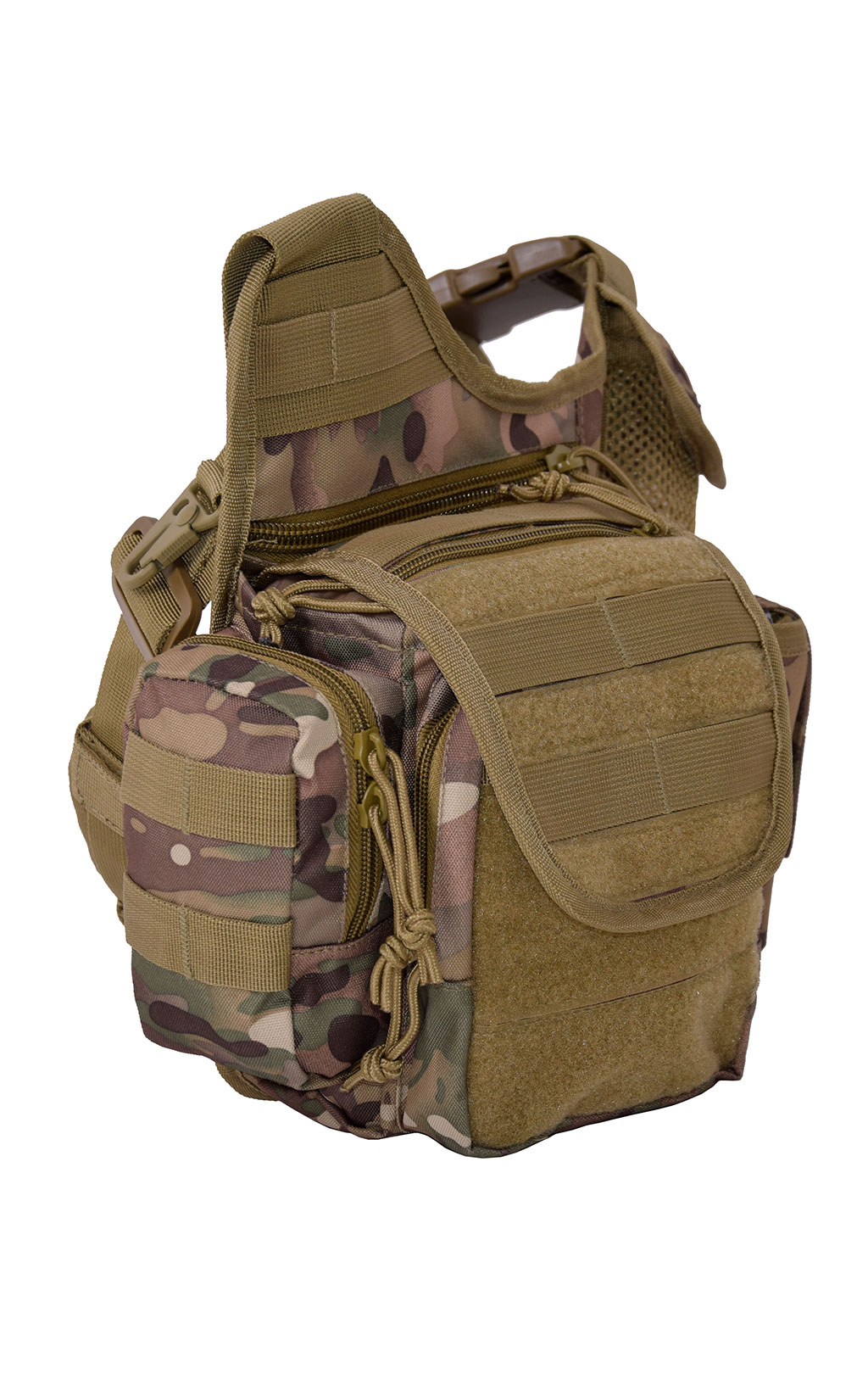 Сумка через плечо тактическая Mil-Tec Sling Bag Multifunction 18x10x20 multicam 