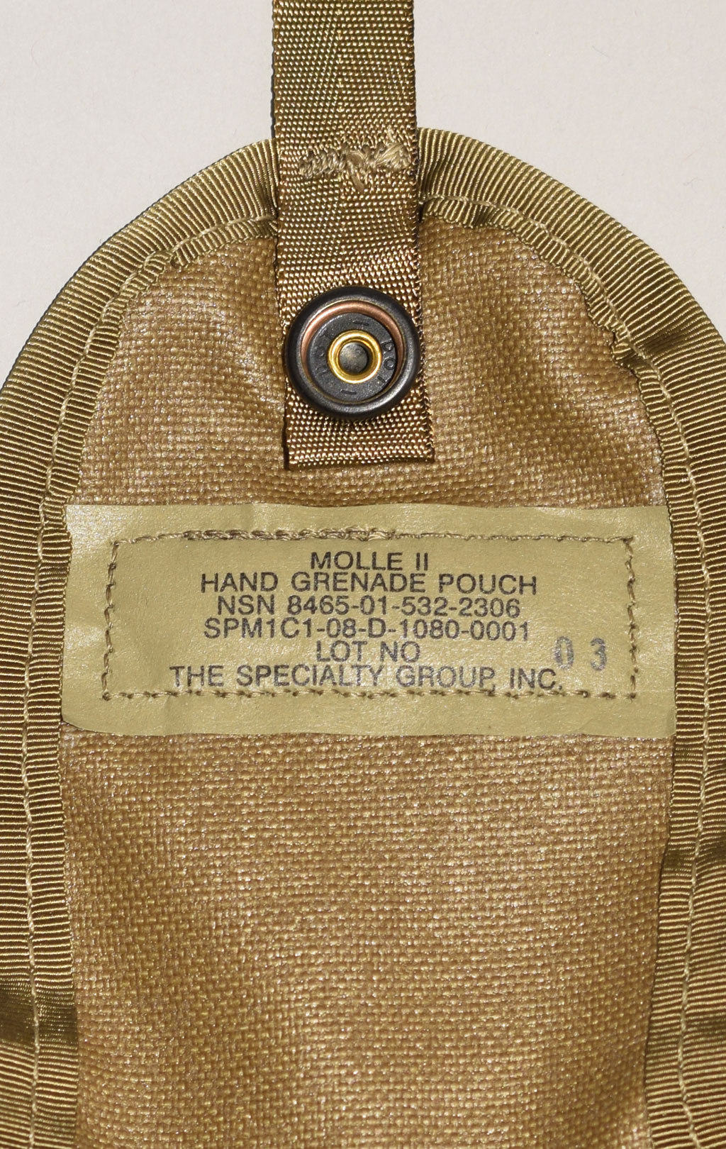 Подсумок гранатный Hand Grenade MOLLE coyote США