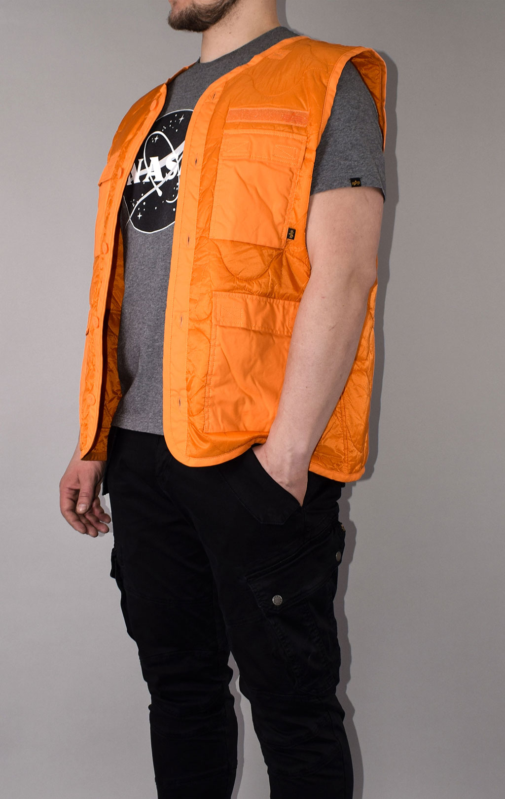 Куртка-жилет ALPHA INDUSTRIES ALS UTILITY VEST FW 21 m emergency orange 