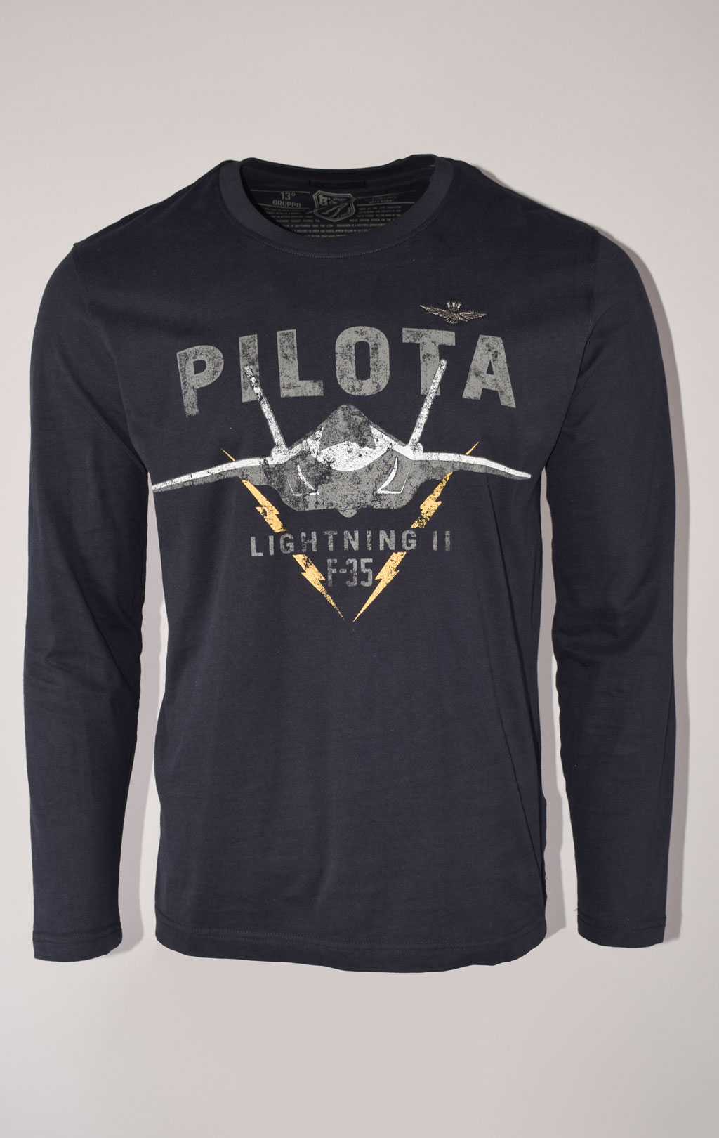 Лонгслив AERONAUTICA MILITARE FW 22/23/BD blue scuro (TS 2008)