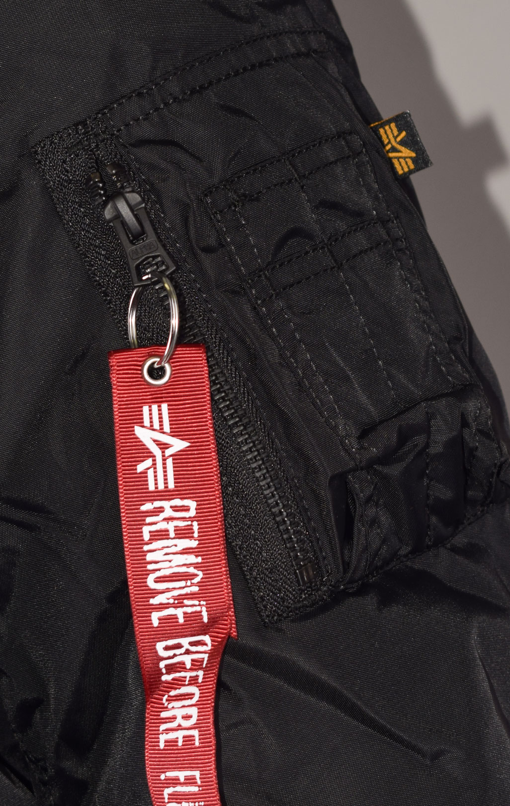 Куртка-бомбер лётная ALPHA INDUSTRIES FLC REV MA-1 black 