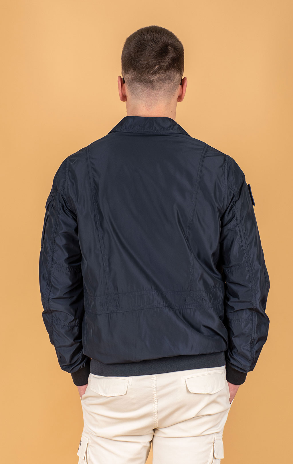 Ветровка-бомбер AERONAUTICA MILITARE SS 25 m/BD blue navy (AB 2071) 