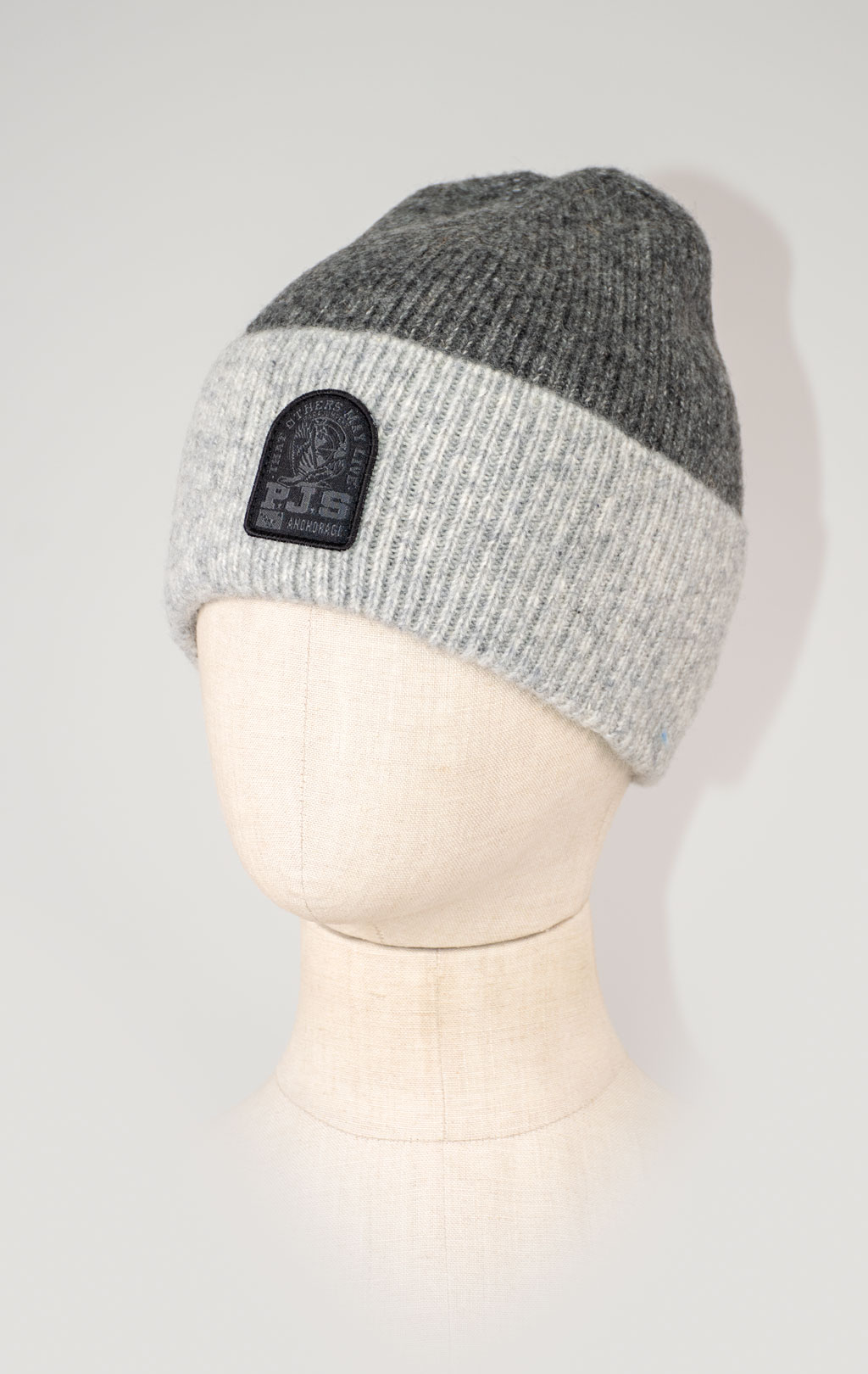 Шапка вязаная PARAJUMPERS GARDENIA HAT FW 25/26 black-chateau grey 
