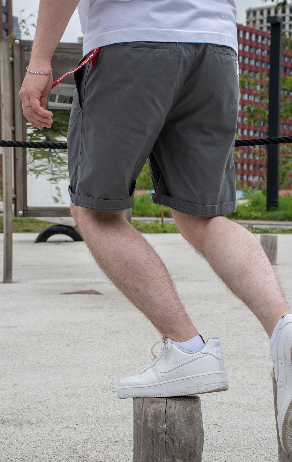 Шорты ALPHA INDUSTRIES DECK SHORT SS 24 m aircraft gray 