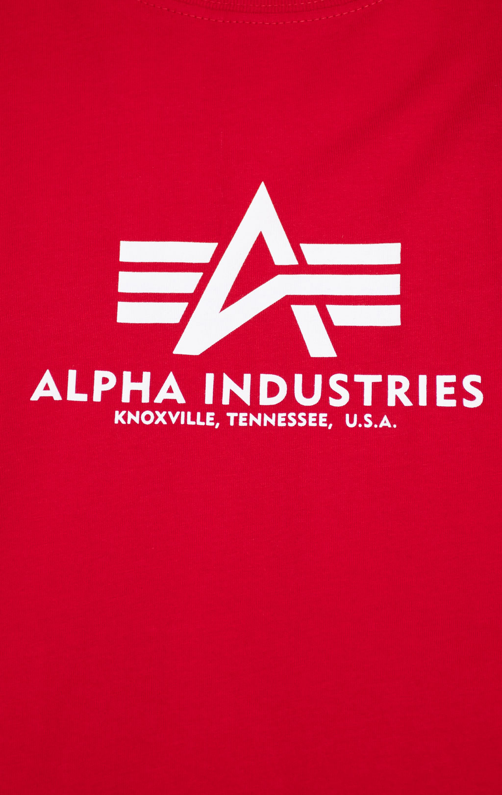 Женская футболка ALPHA INDUSTRIES NEW BASIC T speed red 