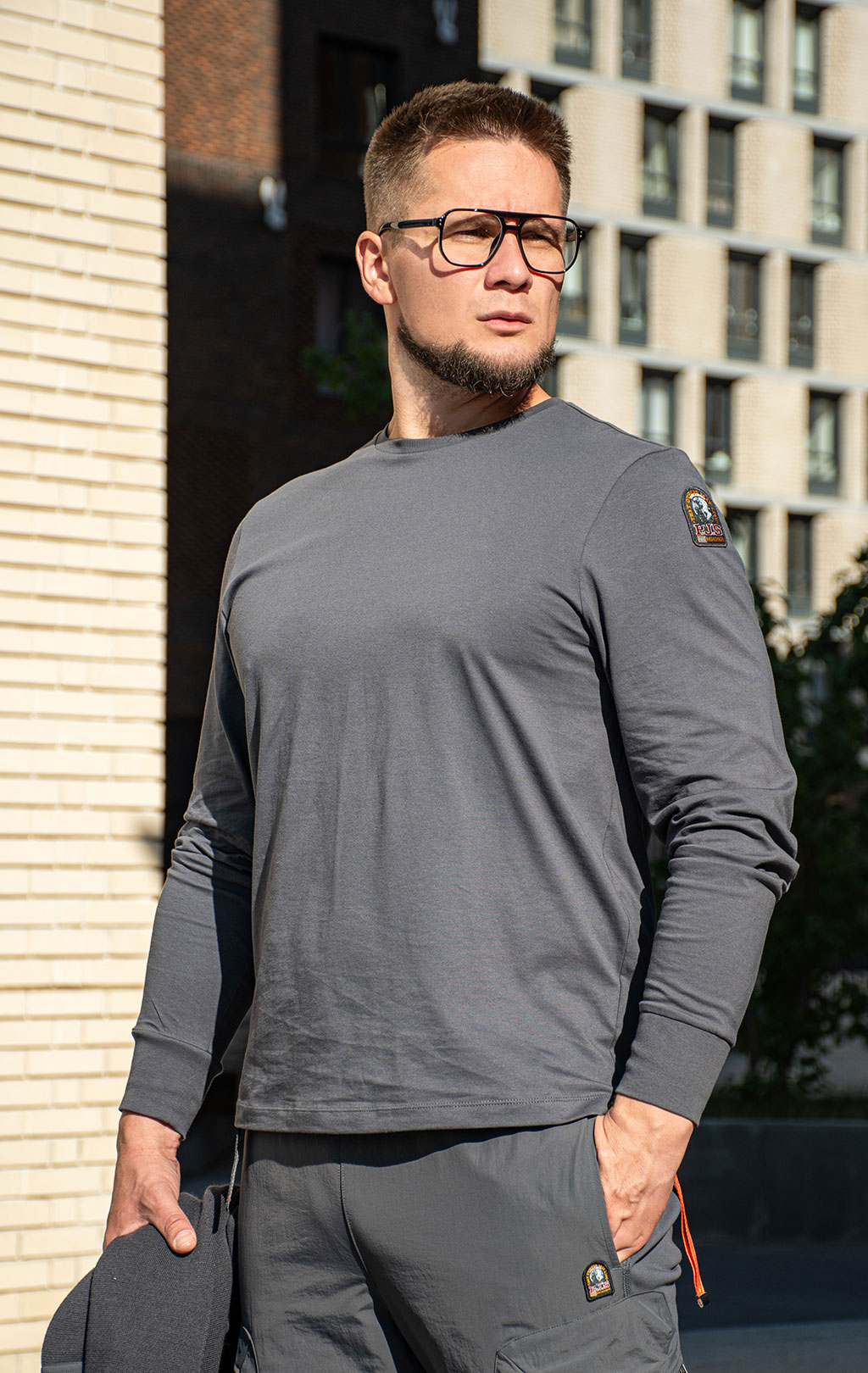 Лонгслив PARAJUMPERS KIP FW 25/26 phantom 