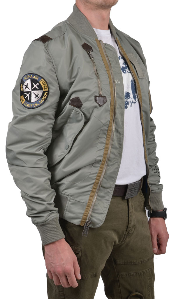 Ветровка ALPHA INDUSTRIES NIGHTHAWK green alaska 