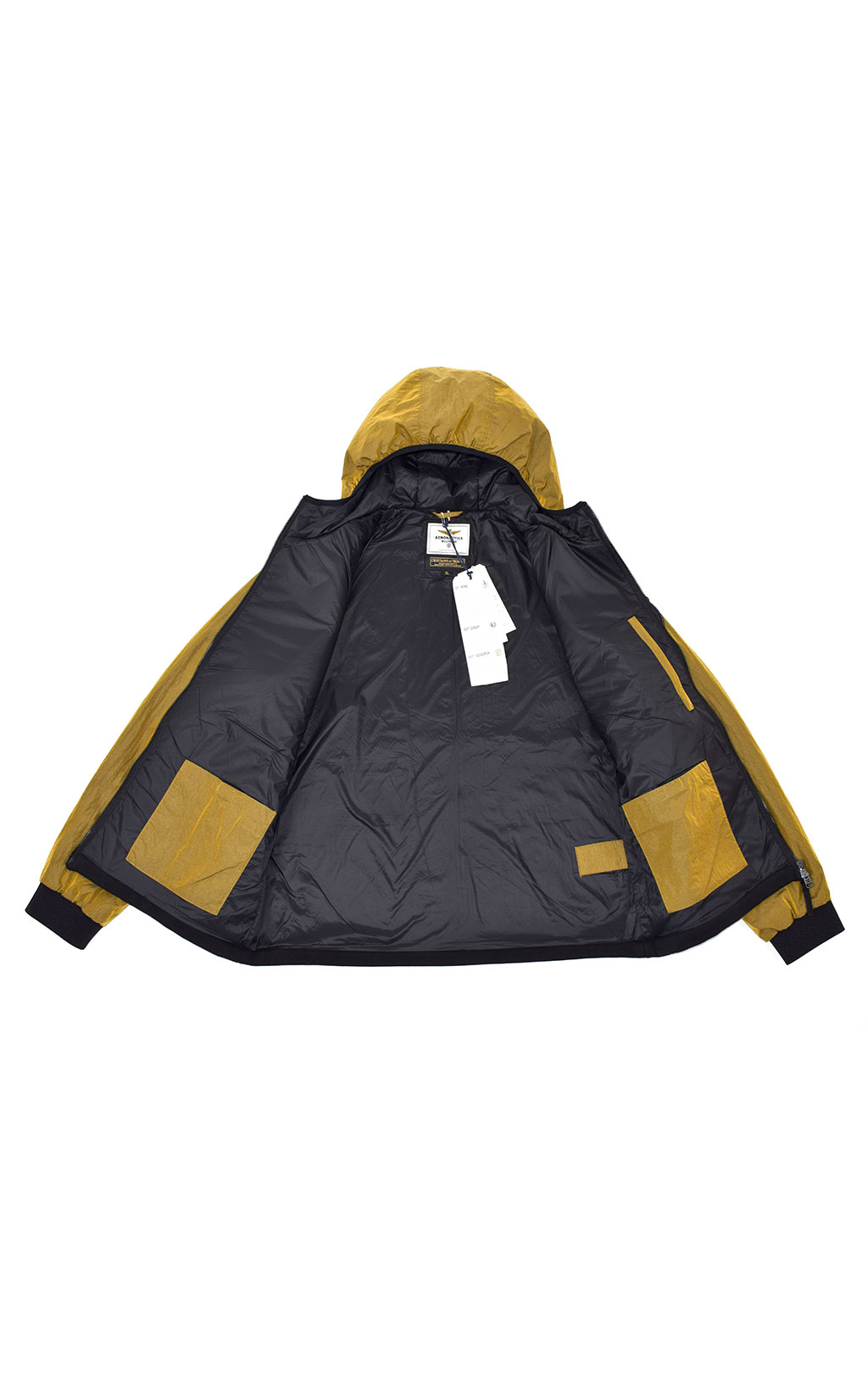 Куртка AERONAUTICA MILITARE FW 20/21/CN giallo/black (AF 407) 