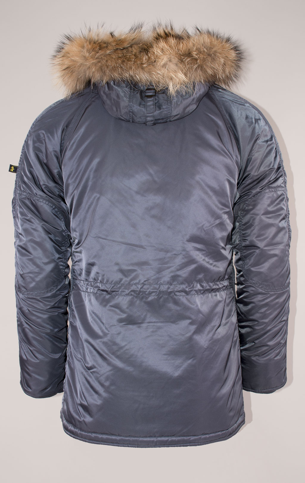 Аляска ALPHA INDUSTRIES SLIM FIT GEN-I N-3B натур. мех steel blue/orange 