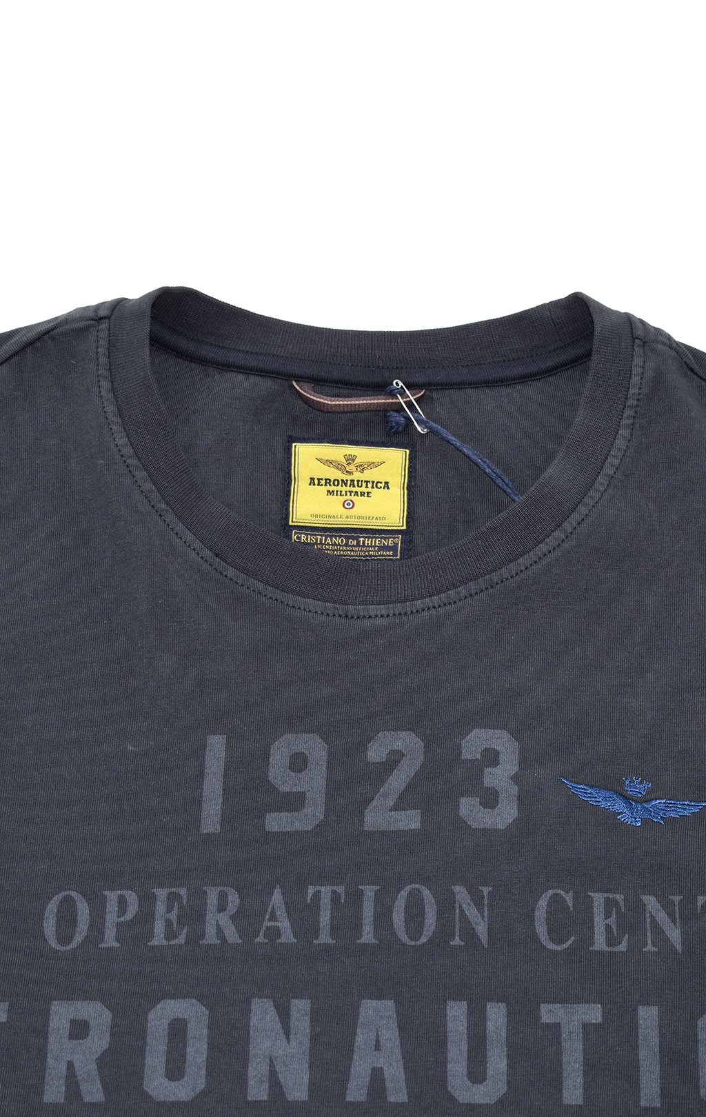 Футболка AERONAUTICA MILITARE SS 21/IN blue black (TS 1814) 