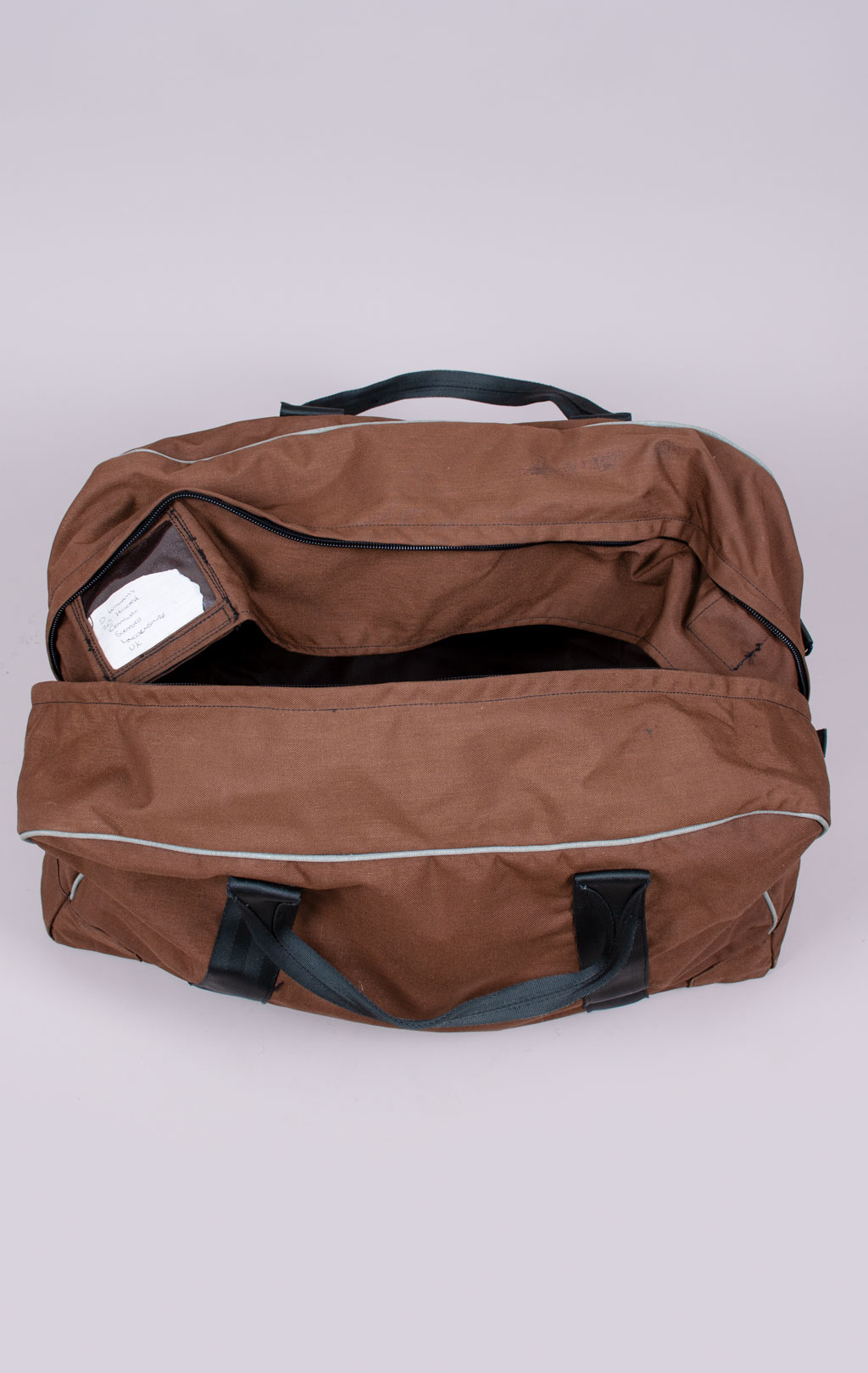 Сумка вещевая BAG TRAVEL нейлон 60x27x35 brown б/у Англия