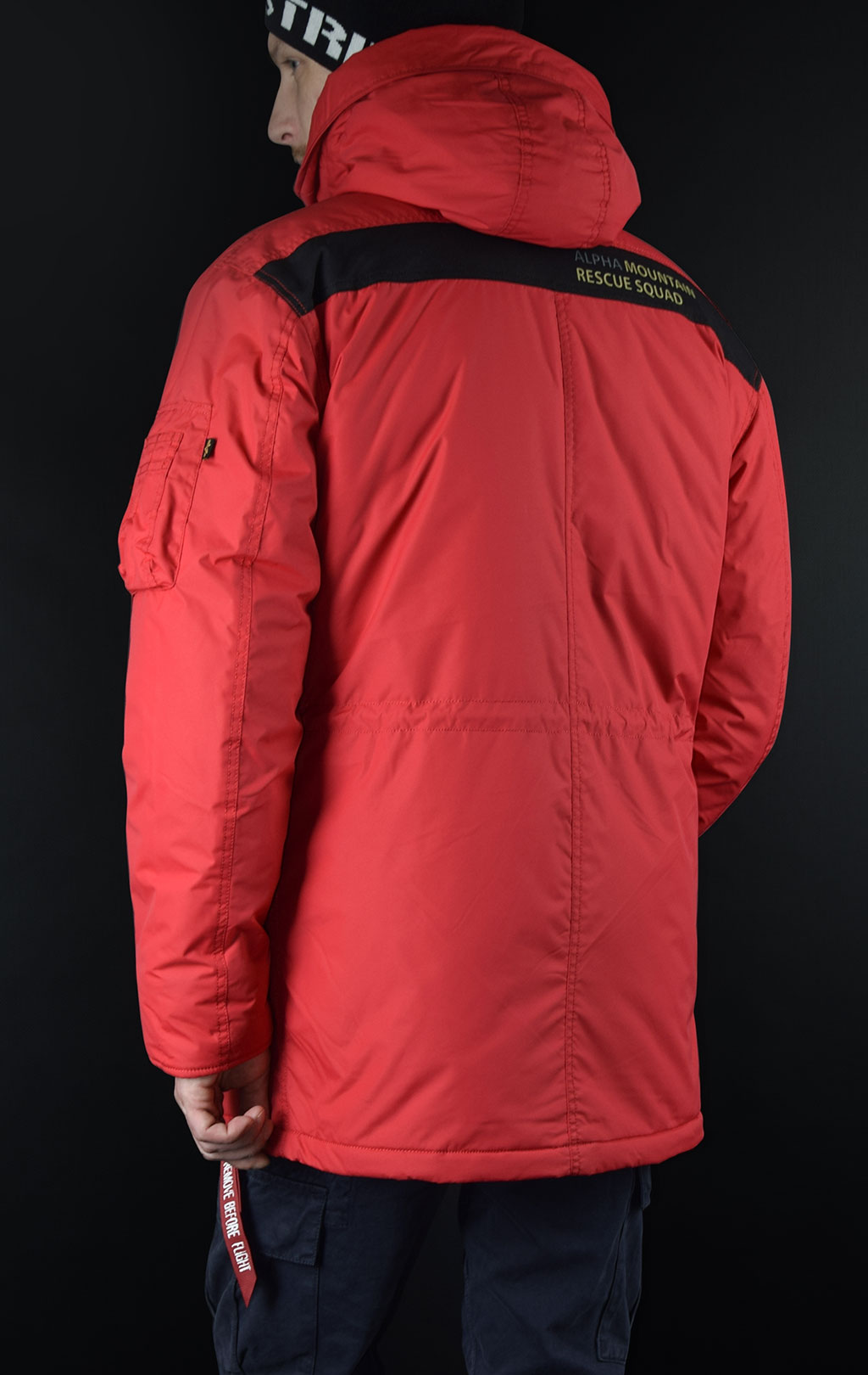 Куртка ALPHA INDUSTRIES MOUNTAIN ALL WEATHER JACKET speed red 