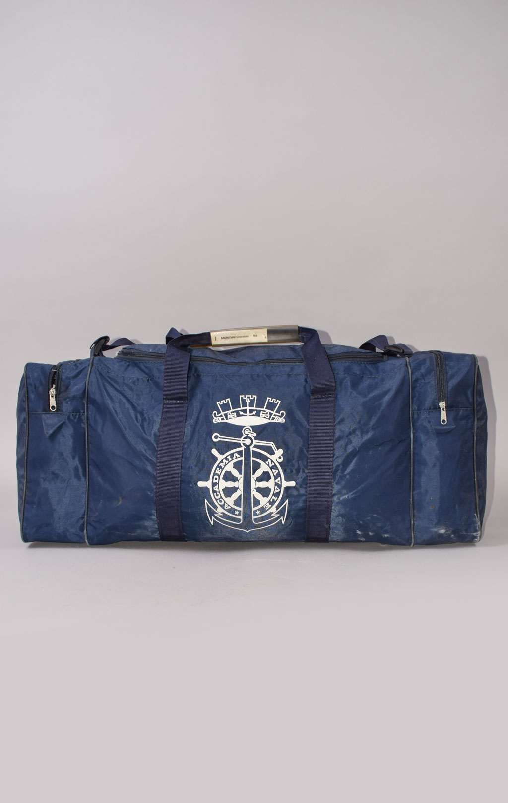 Сумка вещевая армейская ACADEMIA NAVALE 52x30x26 navy б/у Италия