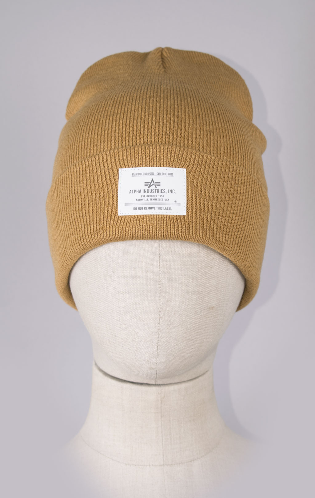 Шапка ALPHA INDUSTRIES ESSENTIAL BEANIE FW 23/24 bronzed brown 