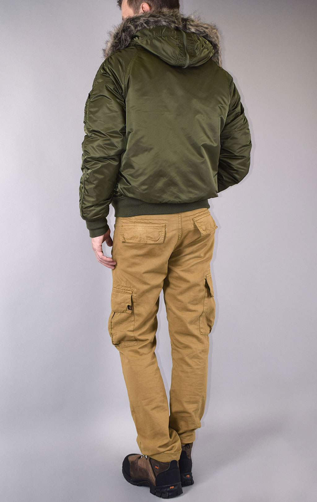 Аляска короткая ALPHA INDUSTRIES VF 59 N-2B dark green 