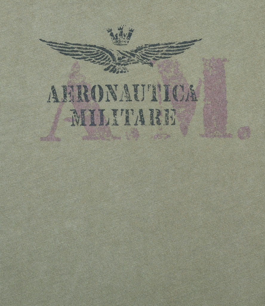 Футболка AERONAUTICA MILITARE dark olive (TS 1514) 