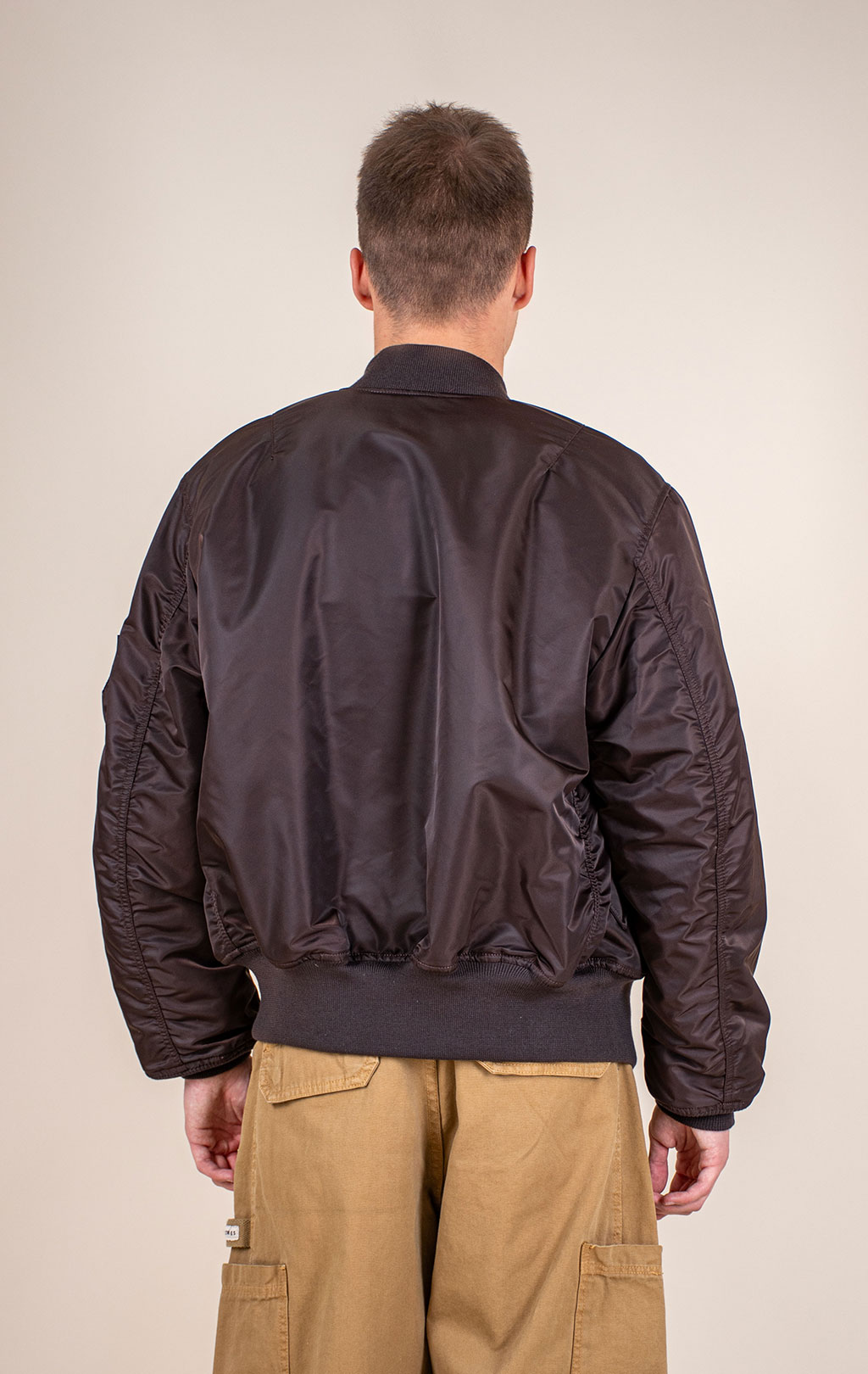 Бомбер ALPHA INDUSTRIES MA-1 HERITAGE hunter brown 