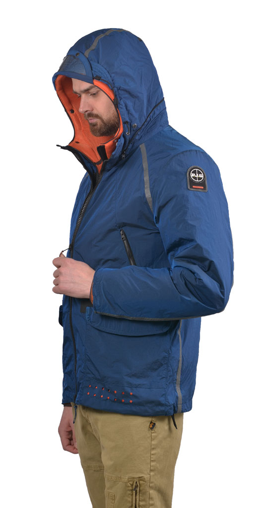 Ветровка PARAJUMPERS ENRAI с капюшоном ocean 