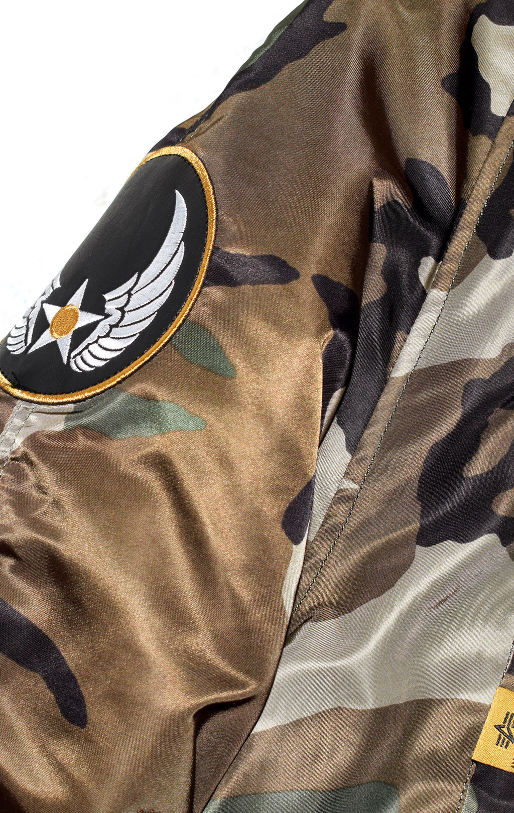 Аляска ALPHA INDUSTRIES AIRBORNE N-3B camo woodland 65 