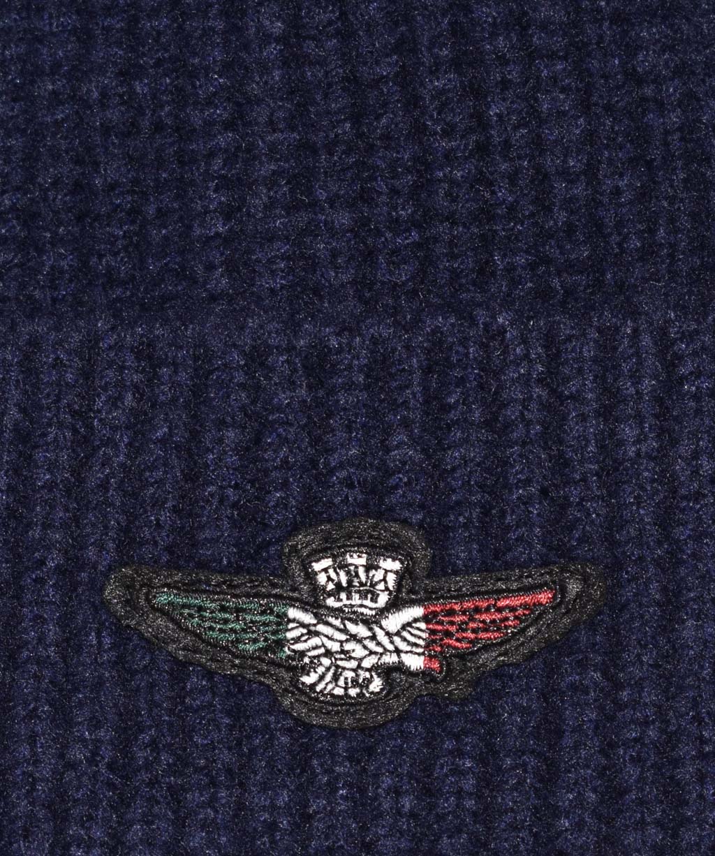 Шапка вязаная AERONAUTICA MILITARE FW 21/22/CN blue navy (CU 034) 