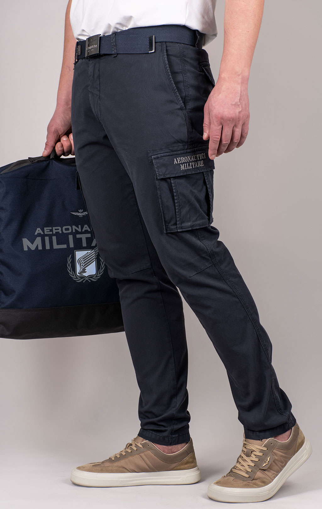 Брюки-карго AERONAUTICA MILITARE SS 25 m/AL blue navy (PA 1329) 
