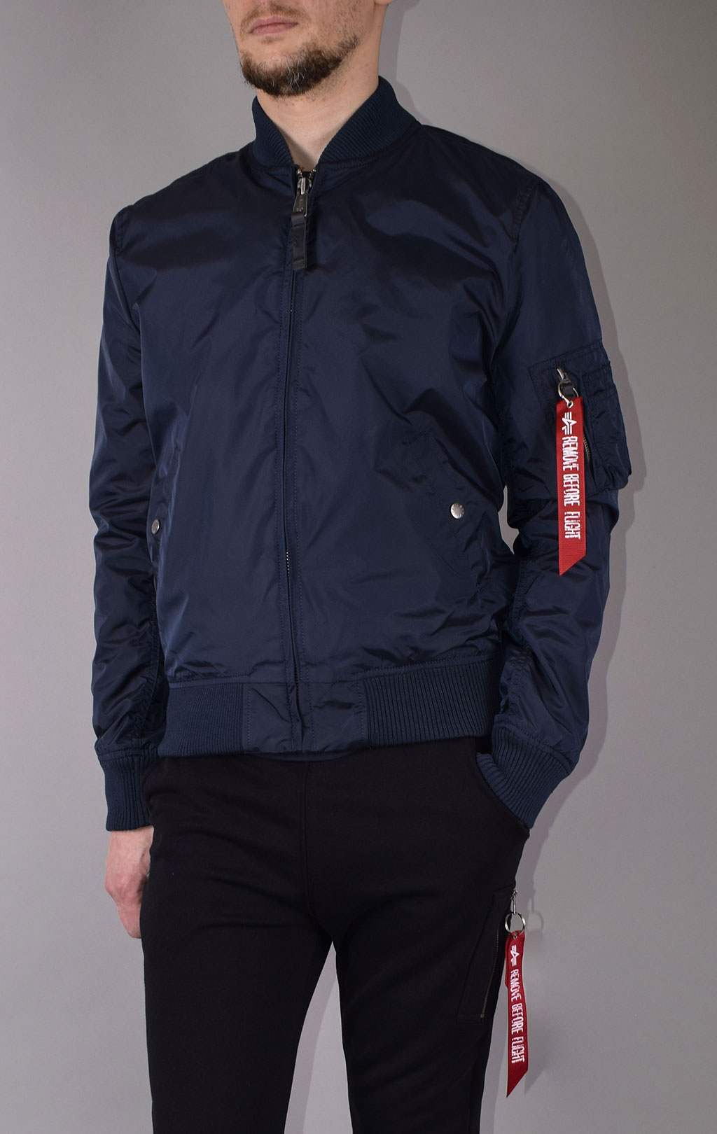 Ветровка-бомбер ALPHA INDUSTRIES TT MA-1 rep. blue 