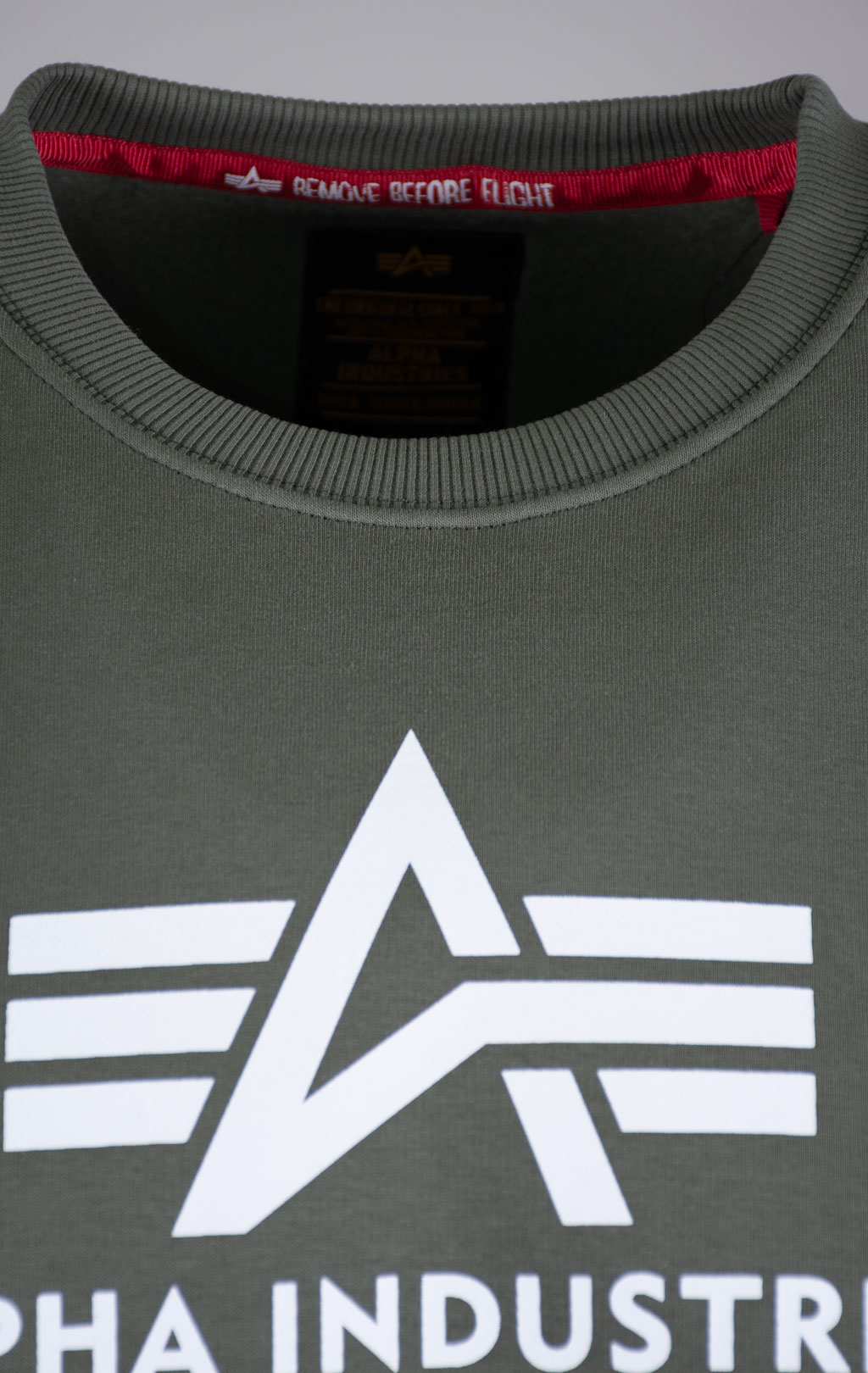 Свитшот ALPHA INDUSTRIES BASIC SWEATER dark olive 