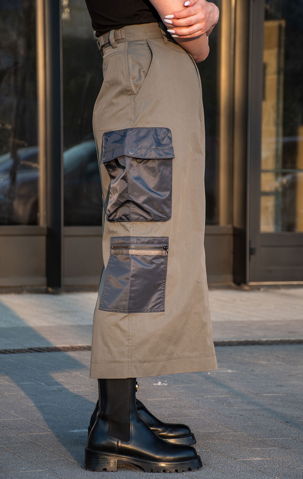 Женская юбка ALPHA INDUSTRIES M-65 SKIRT FW 24/25 field grey 