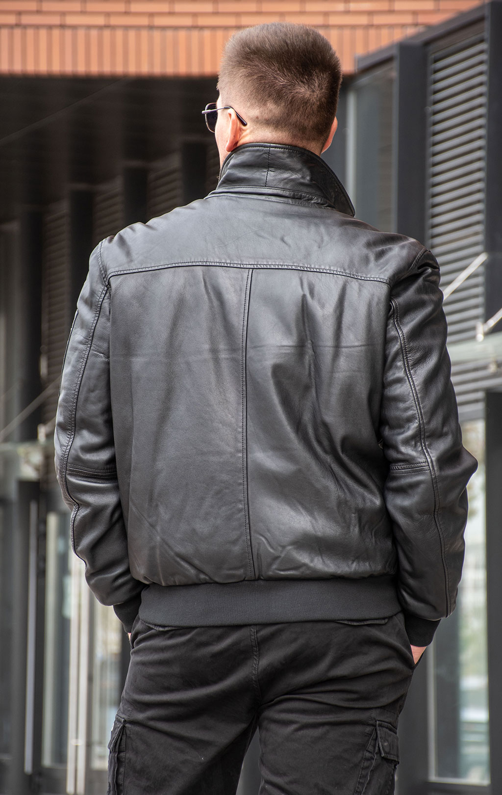 Куртка-пилот AERONAUTICA MILITARE кожа FW 24/25/IN nero (PN 950) 