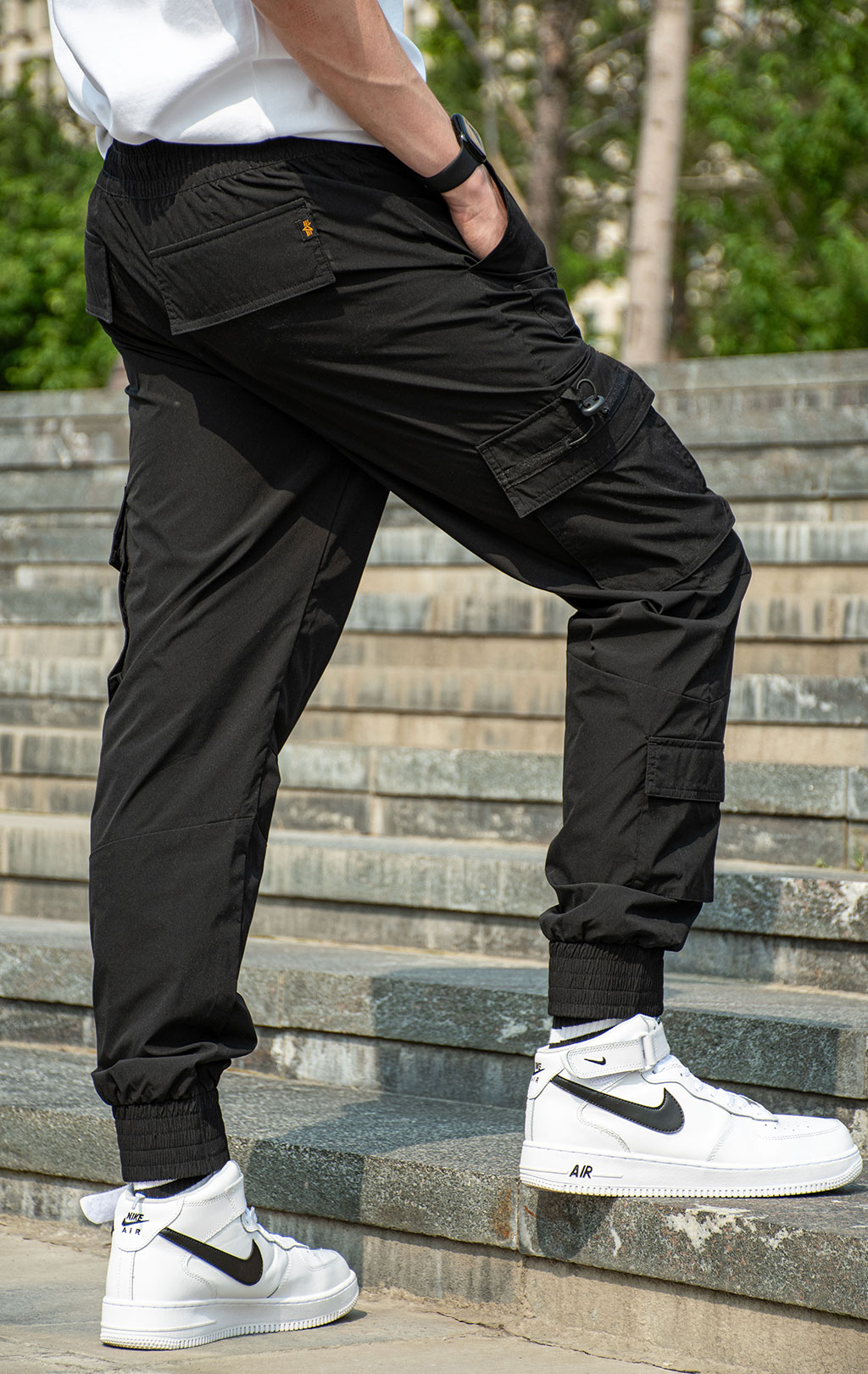 Брюки джоггеры ALPHA INDUSTRIES TACTICAL JOGGER black 
