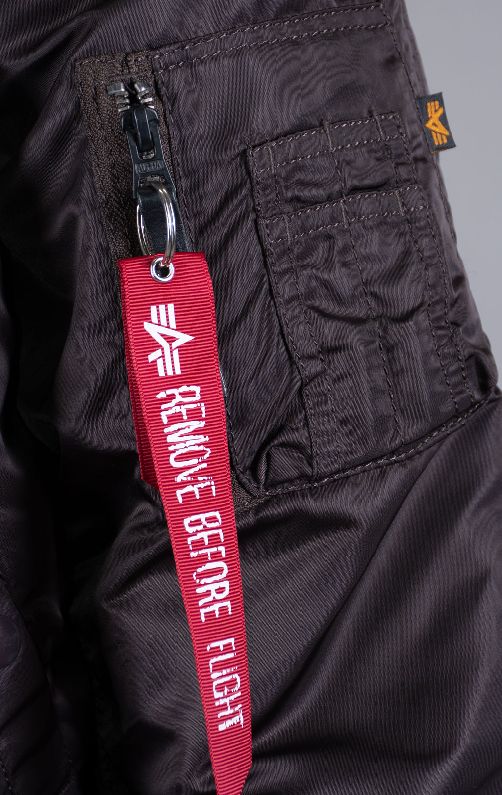 Аляска ALPHA INDUSTRIES N-3B VF 59 натур. мех deep brown 
