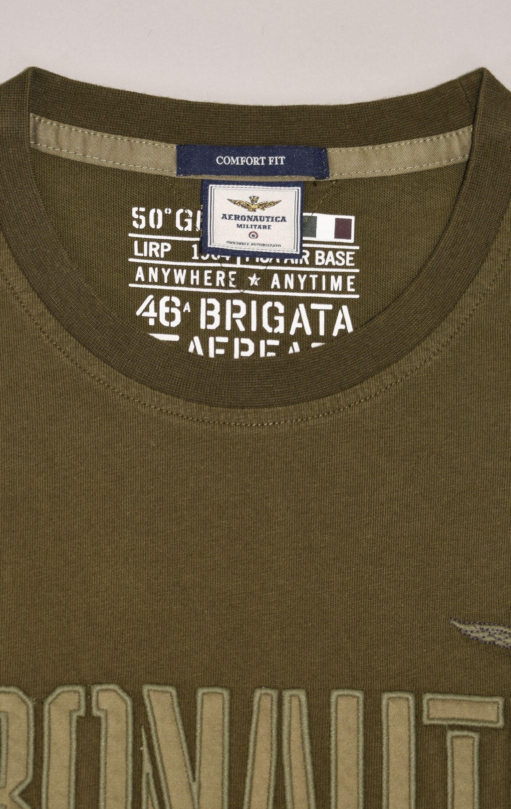 Футболка AERONAUTICA MILITARE FW 23/24/TR off green (TS 2130) 