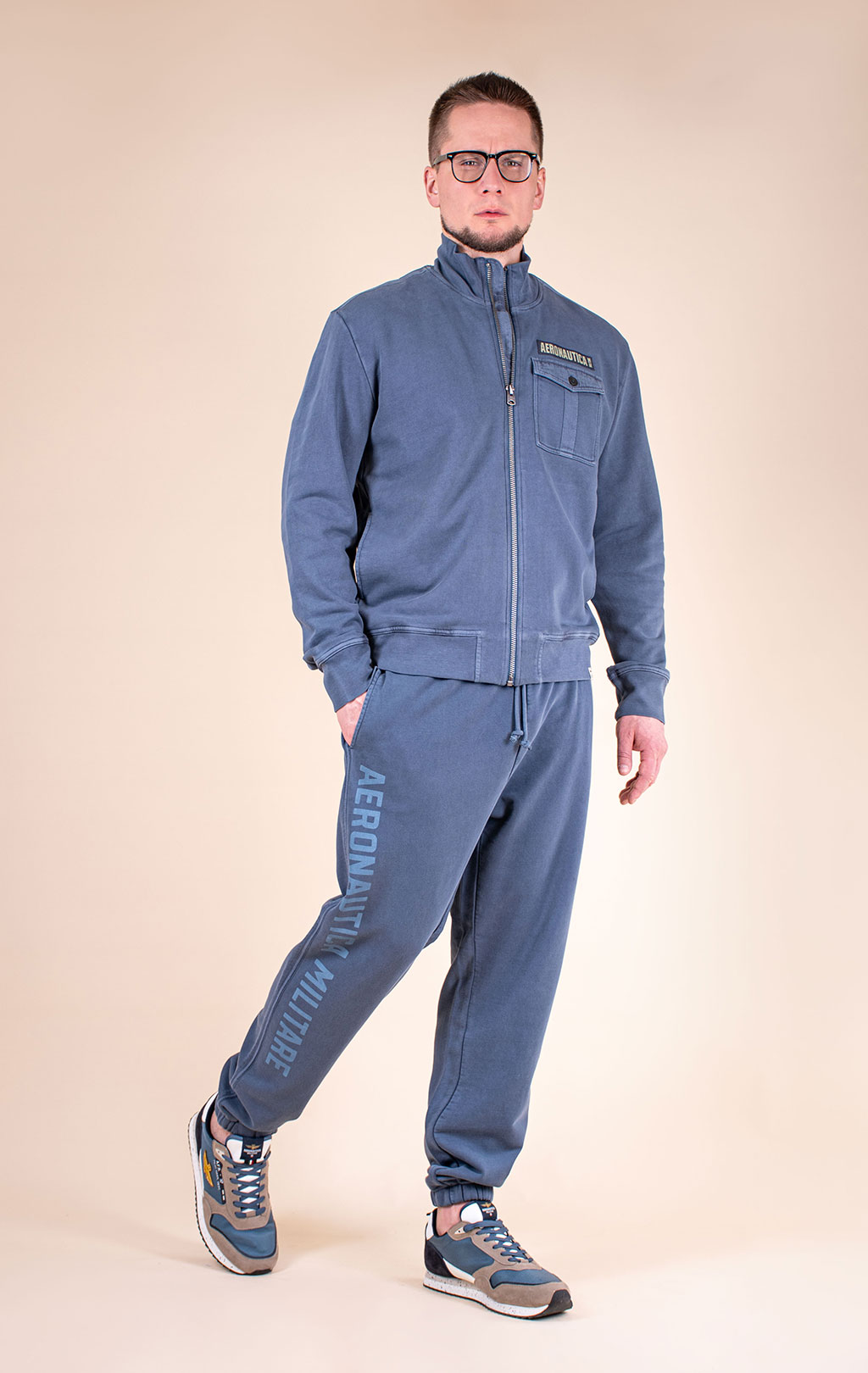 Олимпийка AERONAUTICA MILITARE SS 26/IN titan avio (FE 2101) 