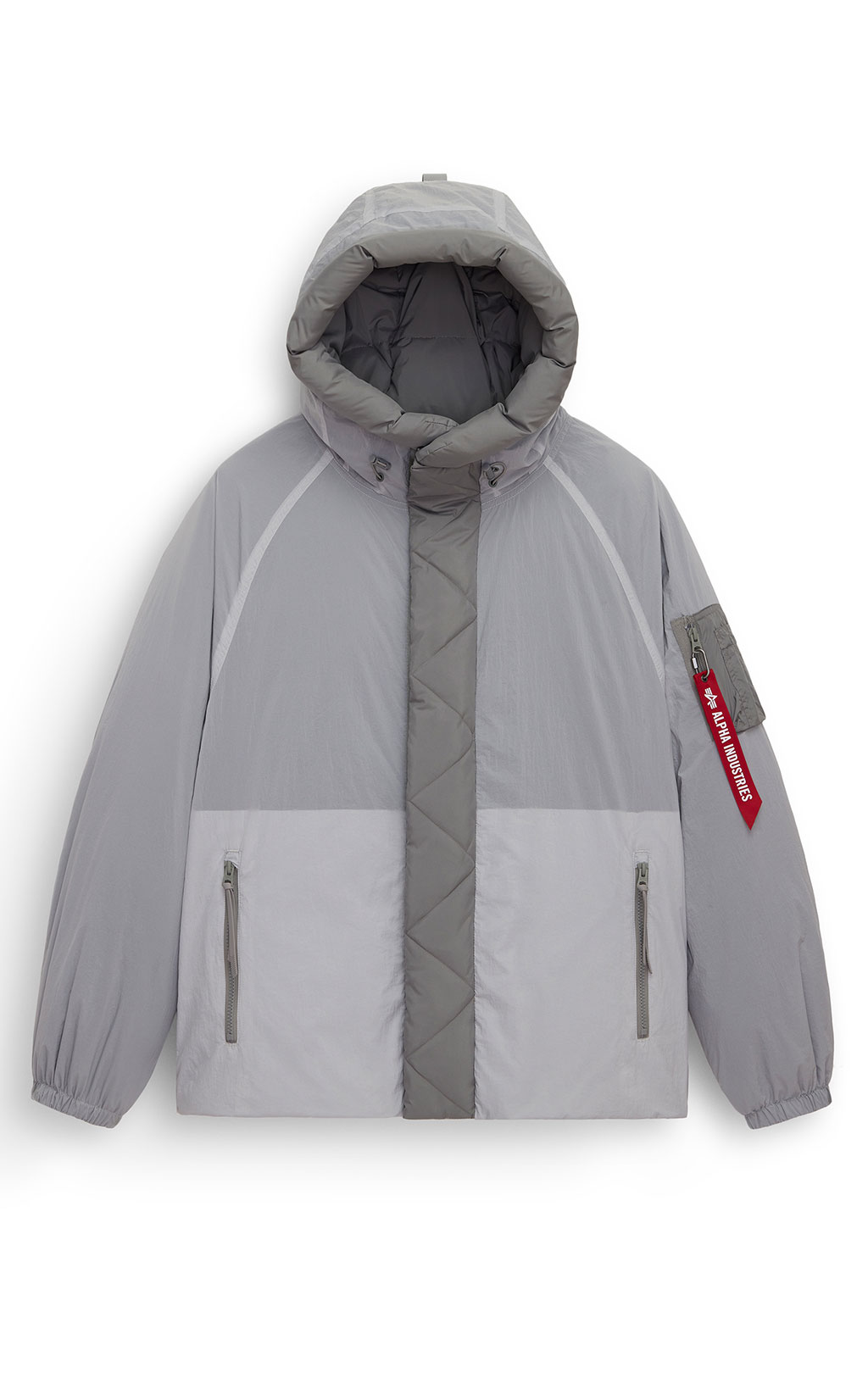 Куртка ALPHA INDUSTRIES SHEER PUFFER PARKA FW 25/26 light gray 