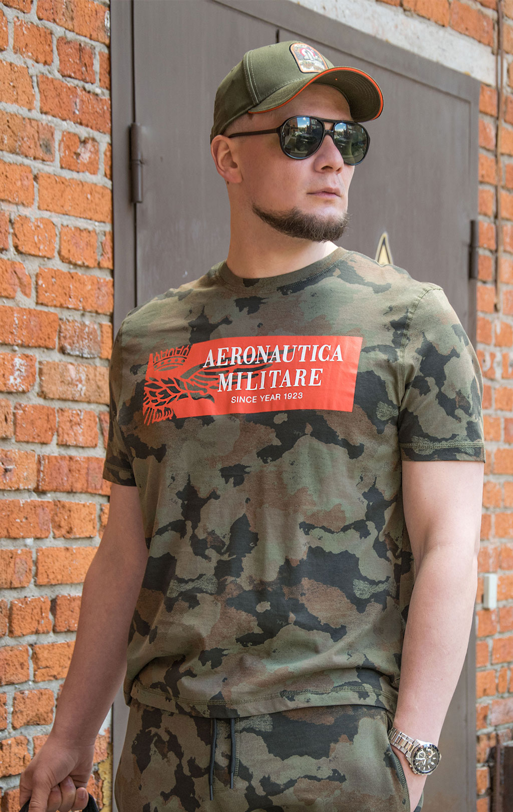 Футболка AERONAUTICA MILITARE big size SS 22/BD camouflage pilot (TS 1950) 