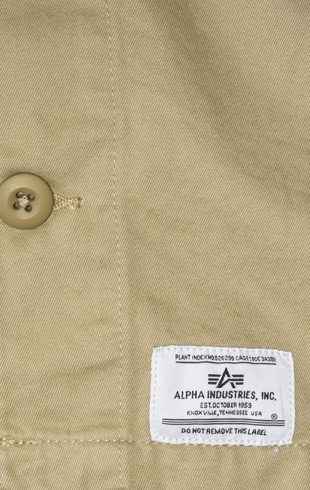 Ветровка ALPHA INDUSTRIES MIXED MEDIA SHIRT JACKET SS 23 m vintage khaki 