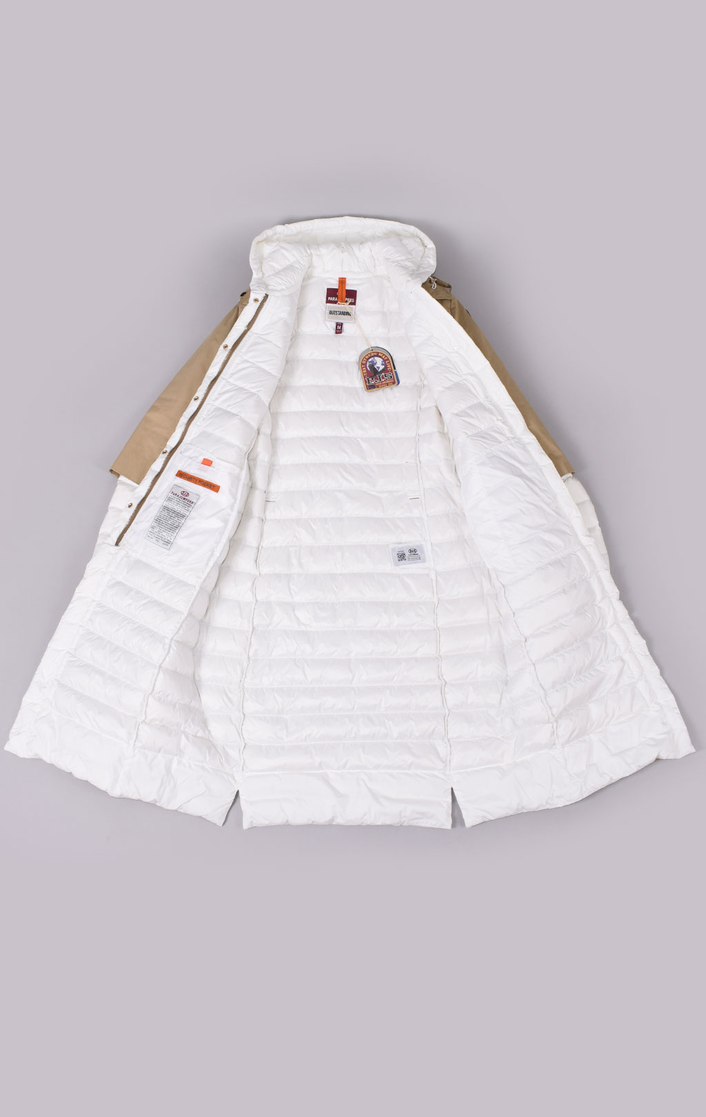 Женское пальто пуховое PARAJUMPERS RONNEY FW 21/22 cappuccino 