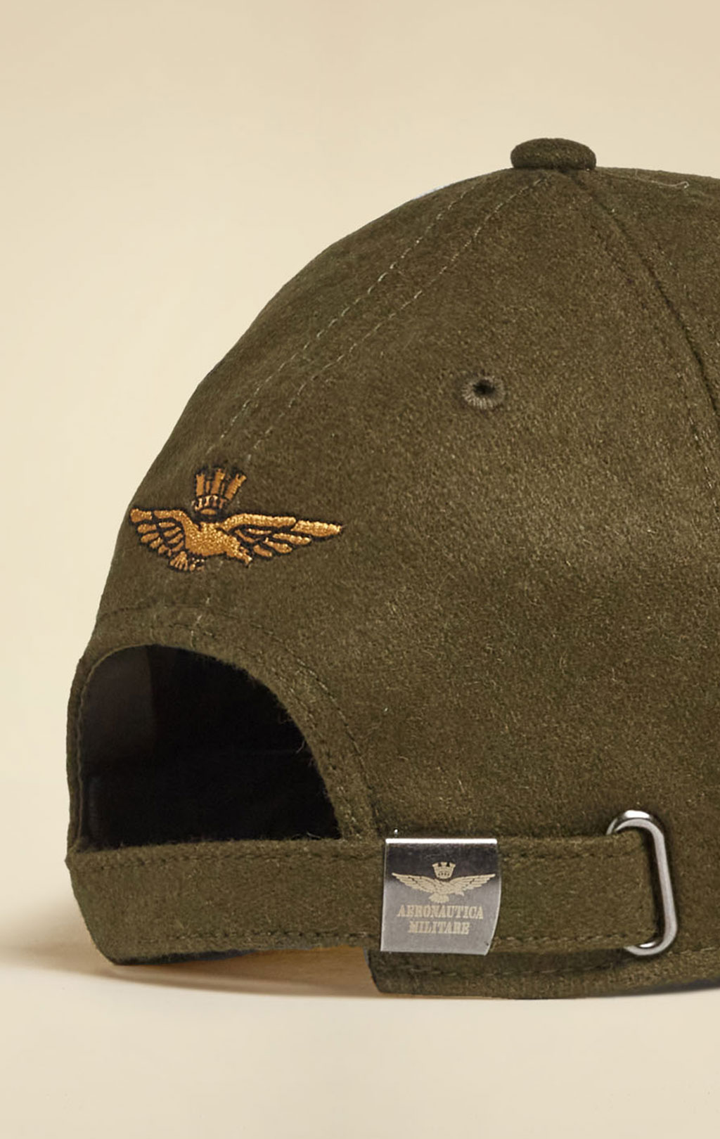 Бейсболка AERONAUTICA MILITARE FW 25/26/CN dark olive (HA 1226) 