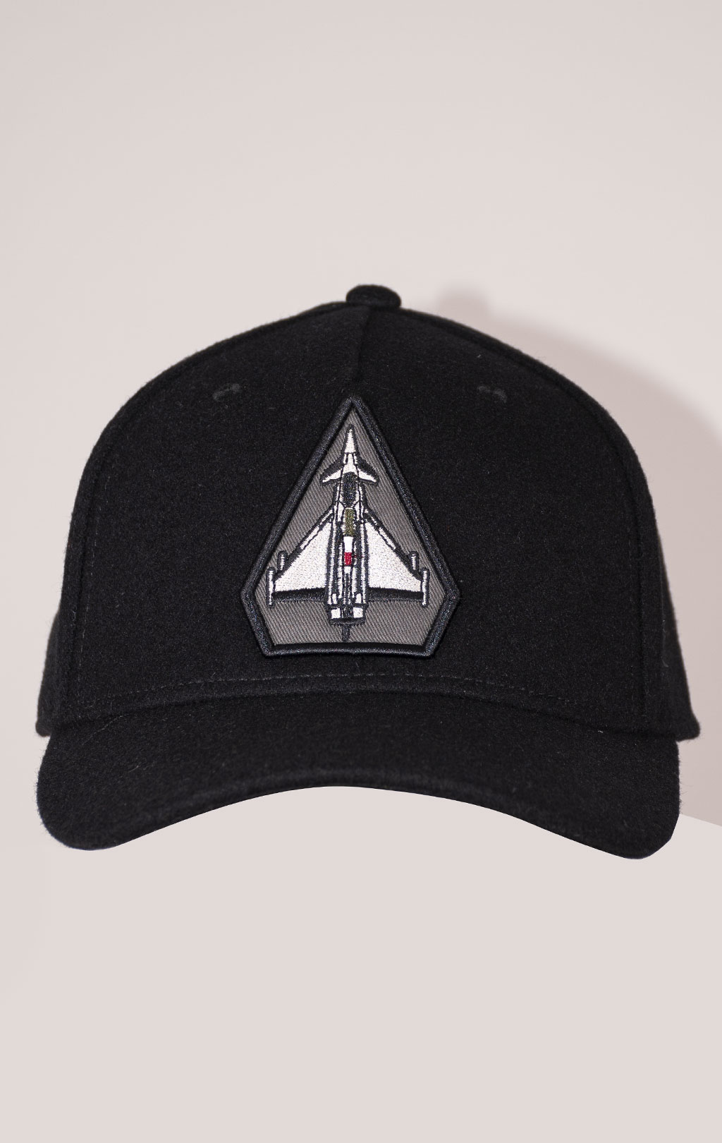 Бейсболка AERONAUTICA MILITARE шерсть FW 24/25/CN jet black (HA 1189) 