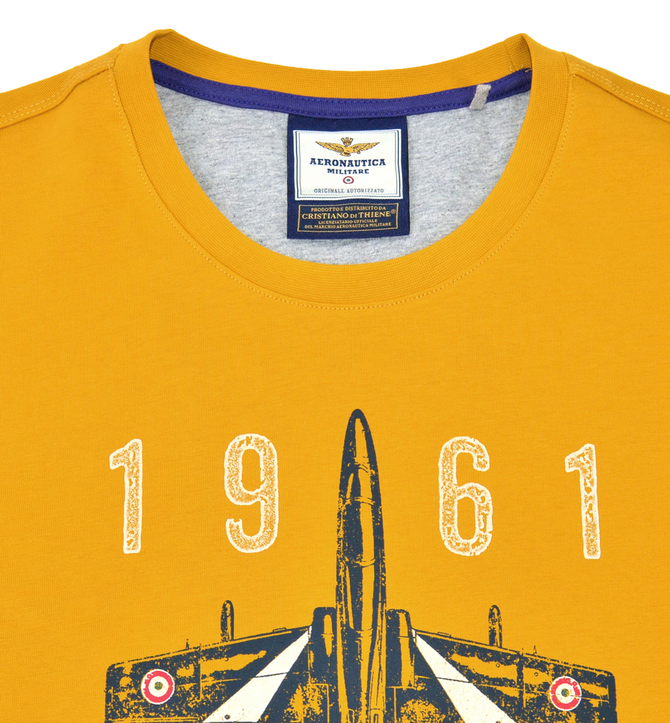 Футболка AERONAUTICA MILITARE mustard gold (TS 1479) 