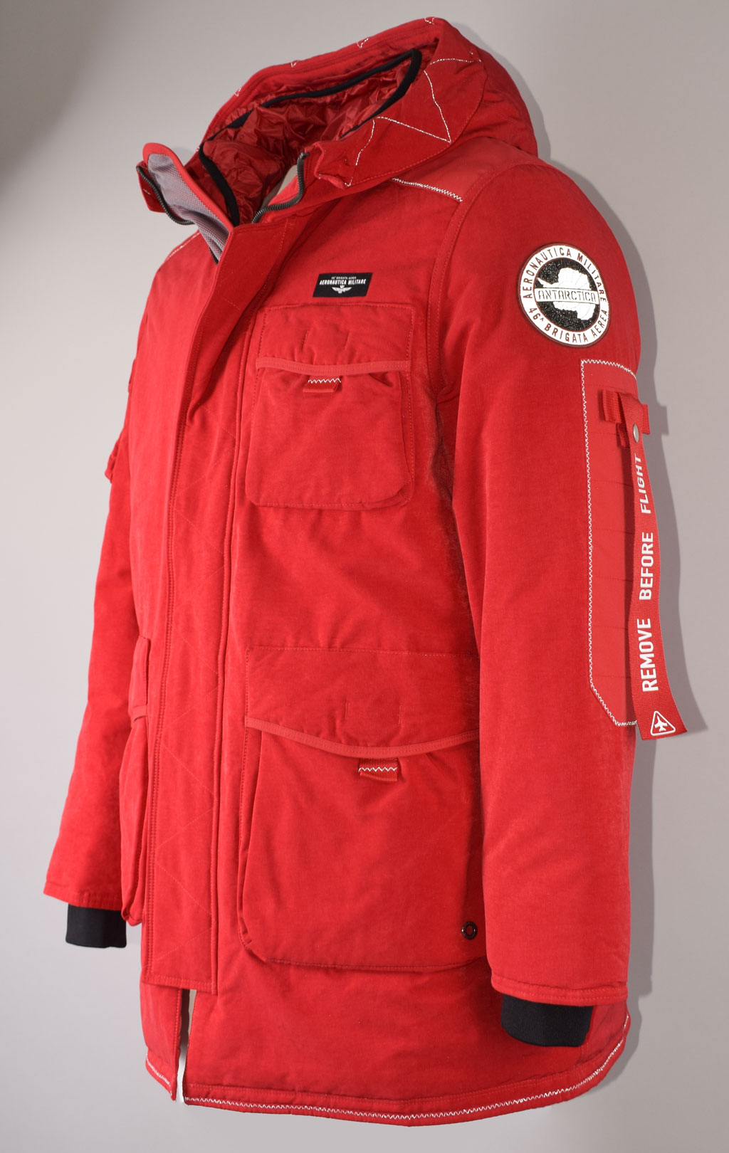 Куртка-парка AERONAUTICA MILITARE ANTARCTICA FW 23/24 m/CN red (AB 2110) 