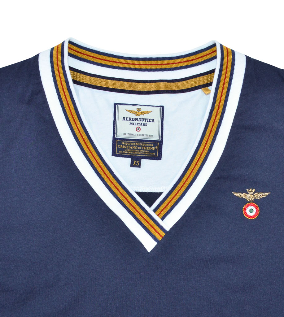 Женская футболка AERONAUTICA MILITARE blue navy (TS 1493) 