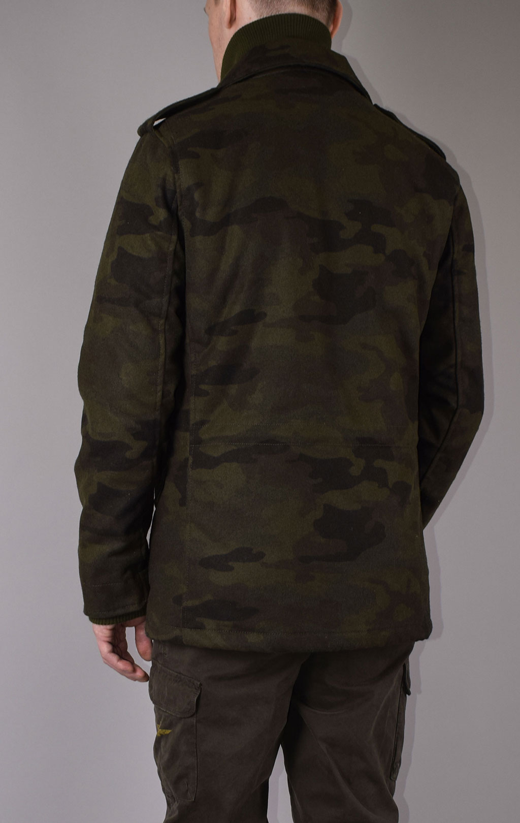 Куртка BRANDIT M-65 Voyager Wool camo woodland 
