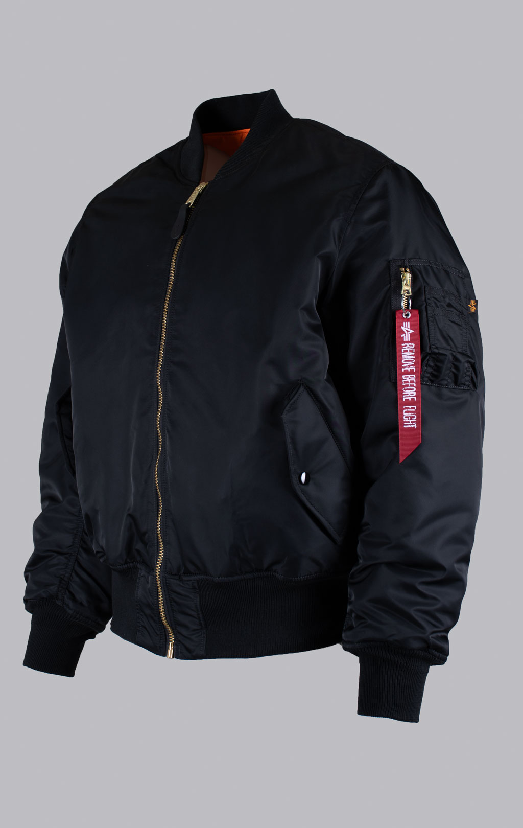 Бомбер ALPHA INDUSTRIES MA-1 HERITAGE FIT FLIGHT JACKET FW 26/27 black 