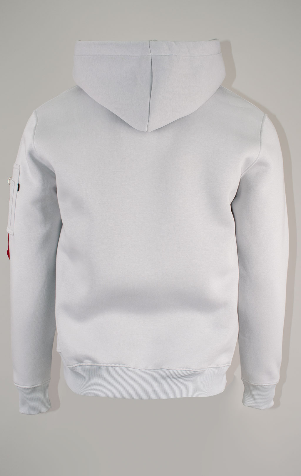 Толстовка ALPHA INDUSTRIES ALPHA LABEL HOODY pastel grey 